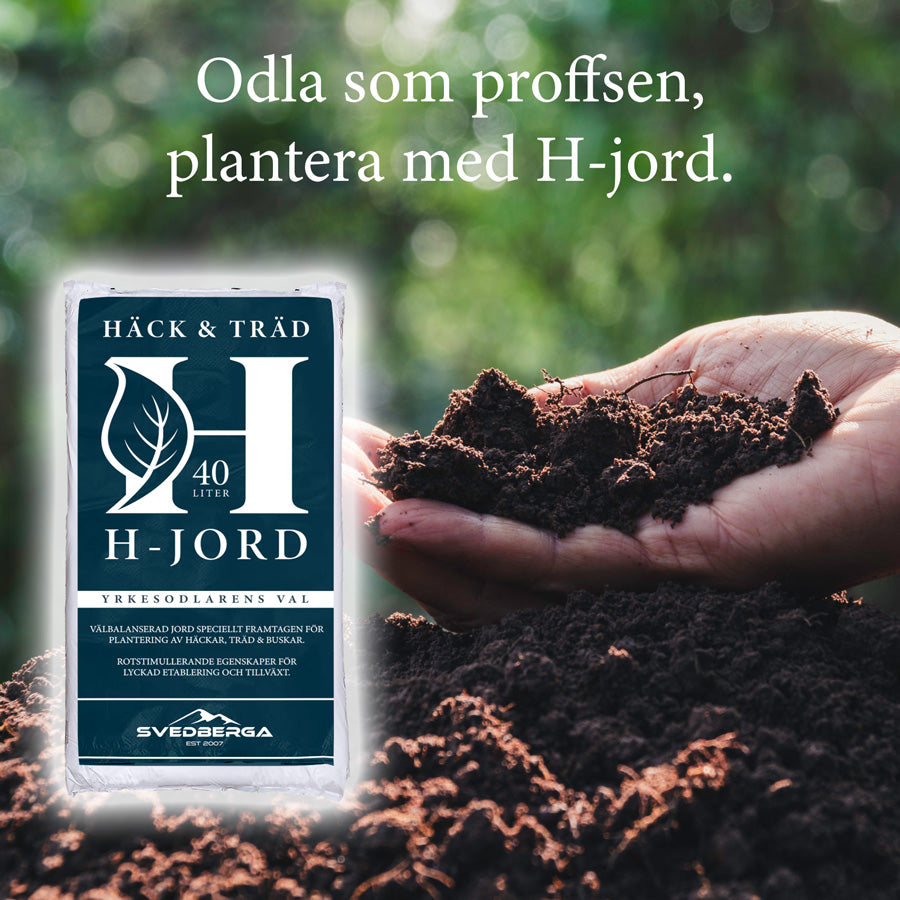 Jord till häckplantering — H-jord säck 40 L